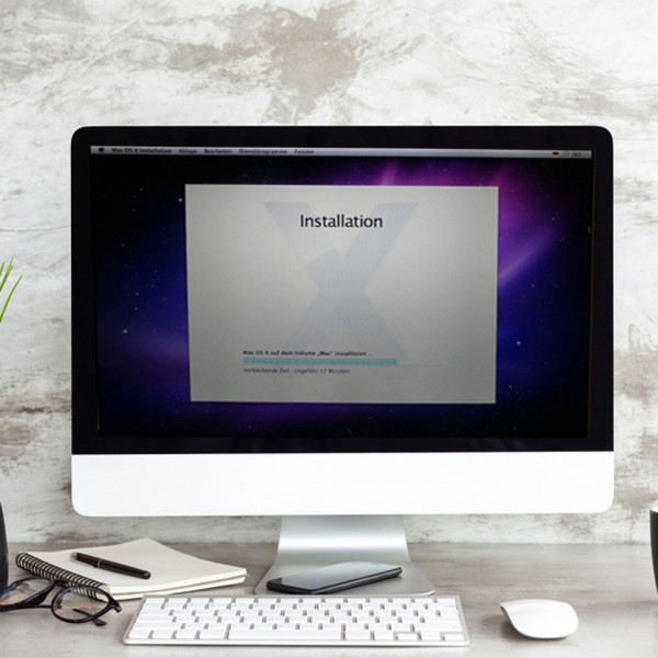 Betriebssysteminstallation (OSX) inkl. Updates für iMac