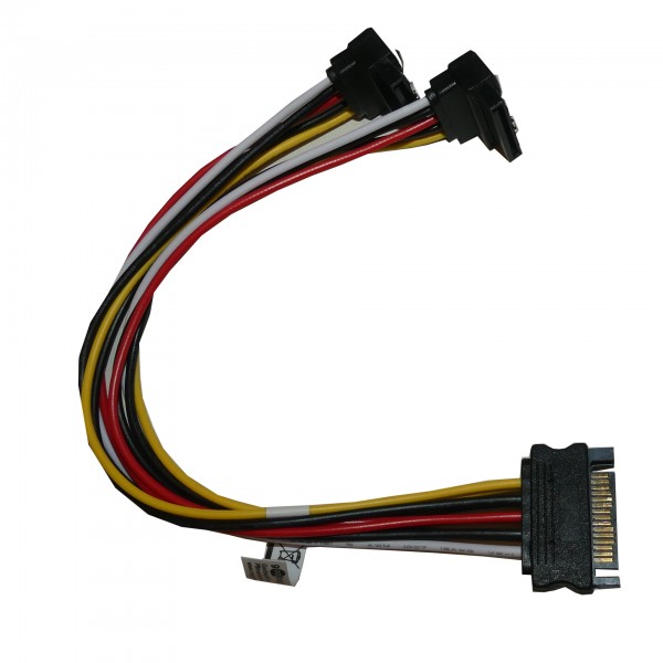Y-Stromkabel SATA > 2x SATA 90*