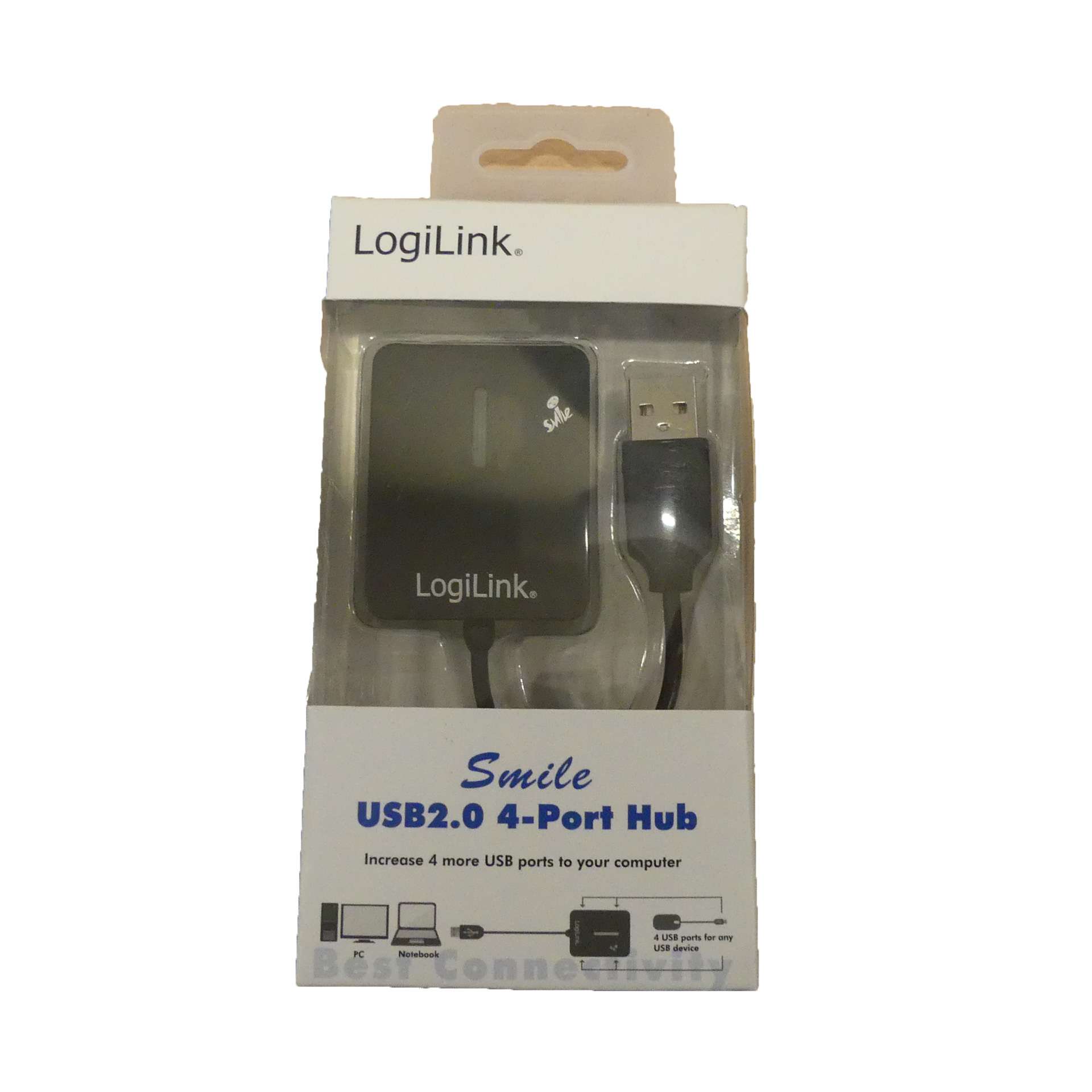 LogiLink PA0149 USB Kfz Netzteil Ladegerät Verteiler Hub für