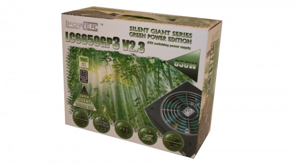 LC-Power 650W LC6650GP3 V2.3 14cm Lüfter Netzteil R